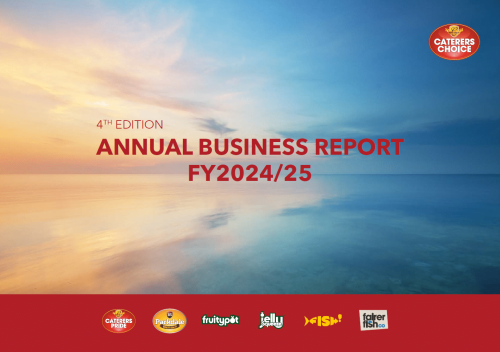Caterers Choice 4th Edition Annual Business report FY2024/25 Cover Image